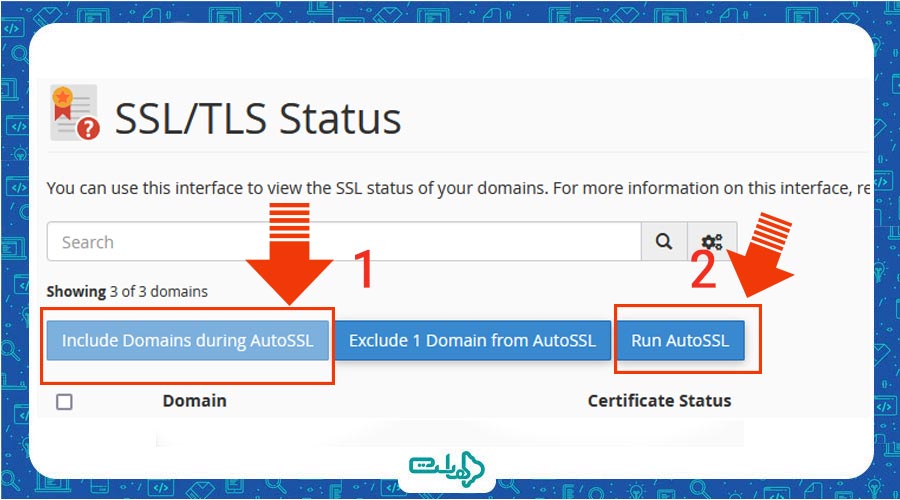 فعالسازی SSL رایگان سی پنل